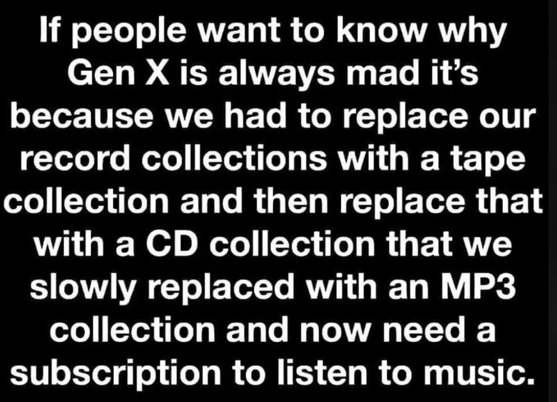 Chaotic Meh meme titled “Why Gen X Is Mad.”
