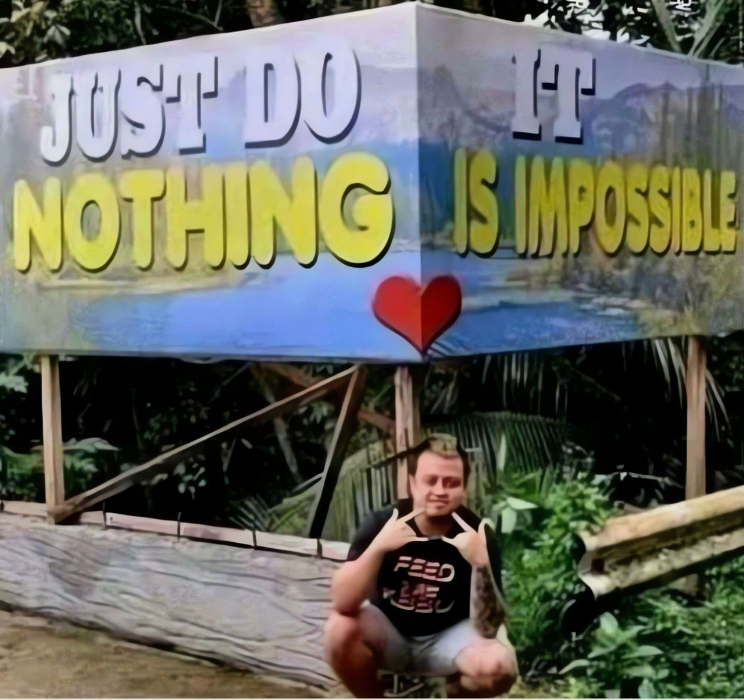 Photo of a motivational wall sign reading Just Do It next to another sign reading Nothing Is Impossible
