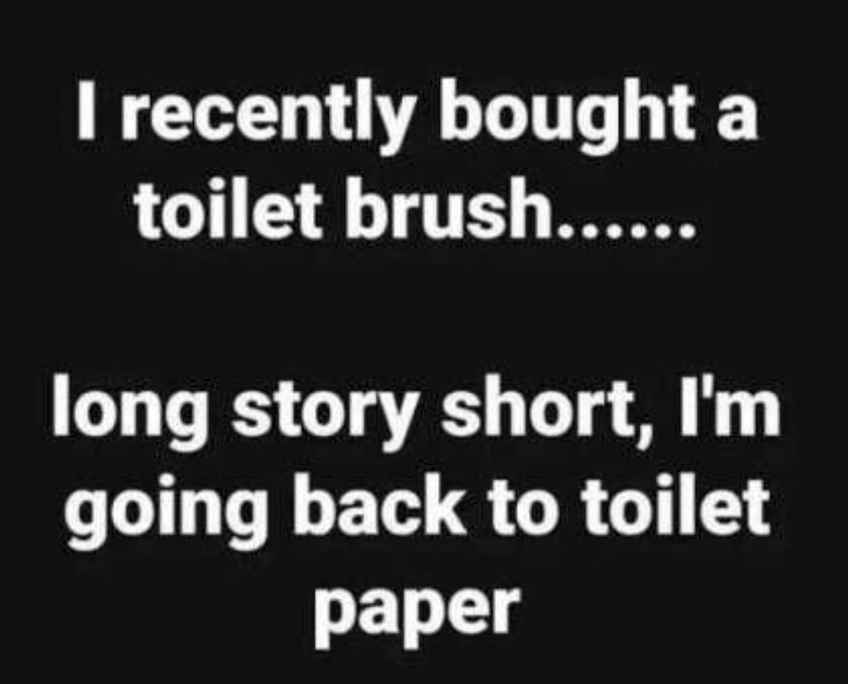 Toilet Brush Regret: A Short Affair