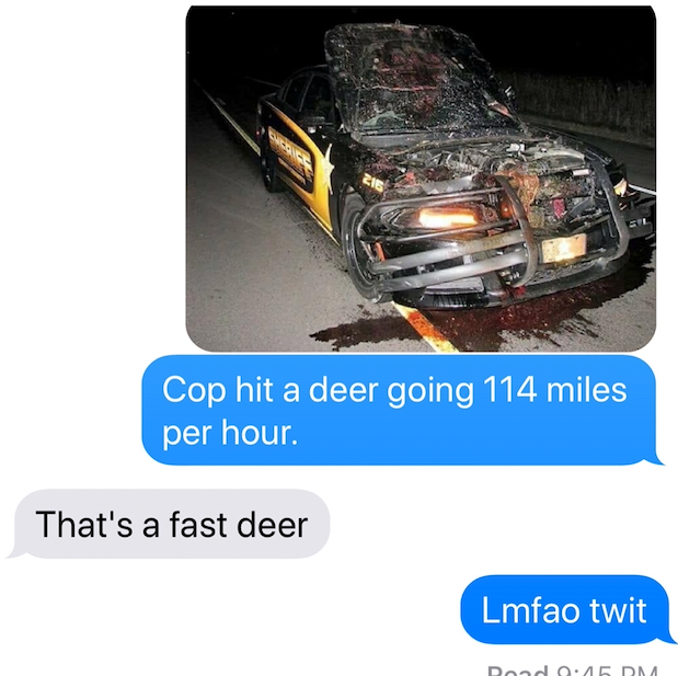Chaotic Meh meme titled “Fast Deer.”