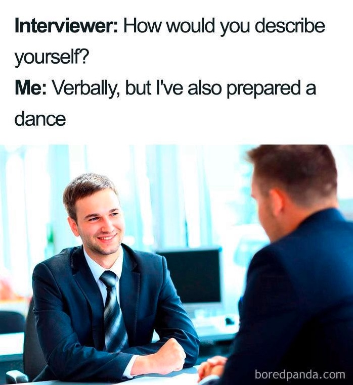 Chaotic Meh meme titled “Verbally Also Prepared A Dance.”