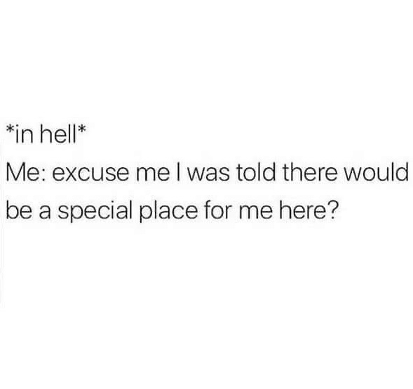 Chaotic Meh meme titled “A Special Place for Me.”