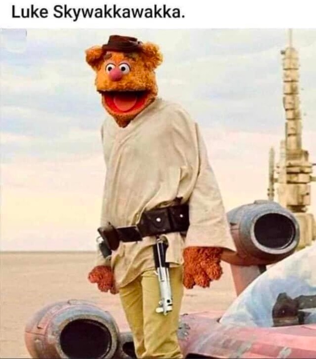 Chaotic Meh meme titled “Luke Skywakkawakka.”