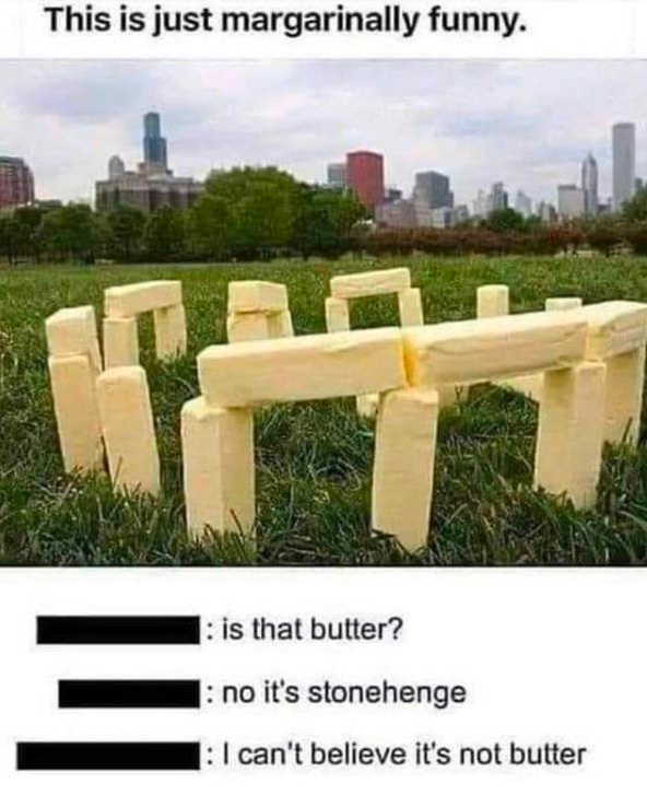 Chaotic Meh meme titled “Marginally Funny.”