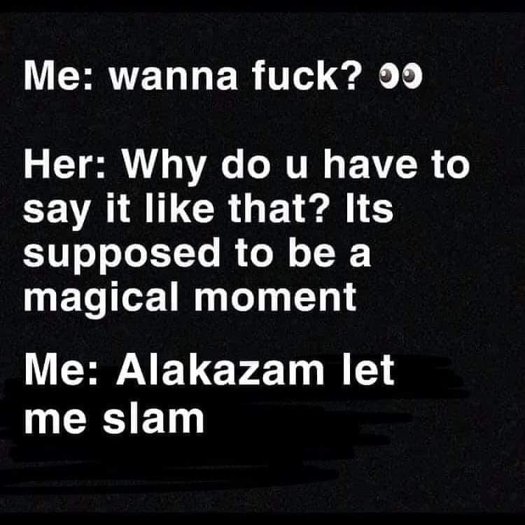 Chaotic Meh meme titled “Alakazam Let Me Slam.”