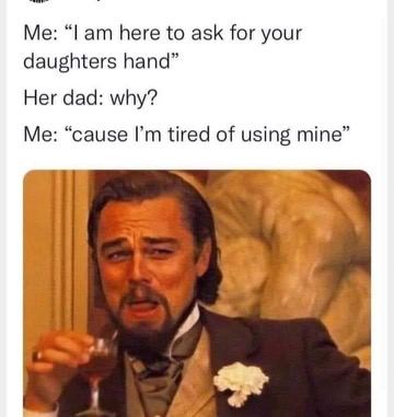 Chaotic Meh meme titled “I Am Here to Ask For Your Daughters Hand.”