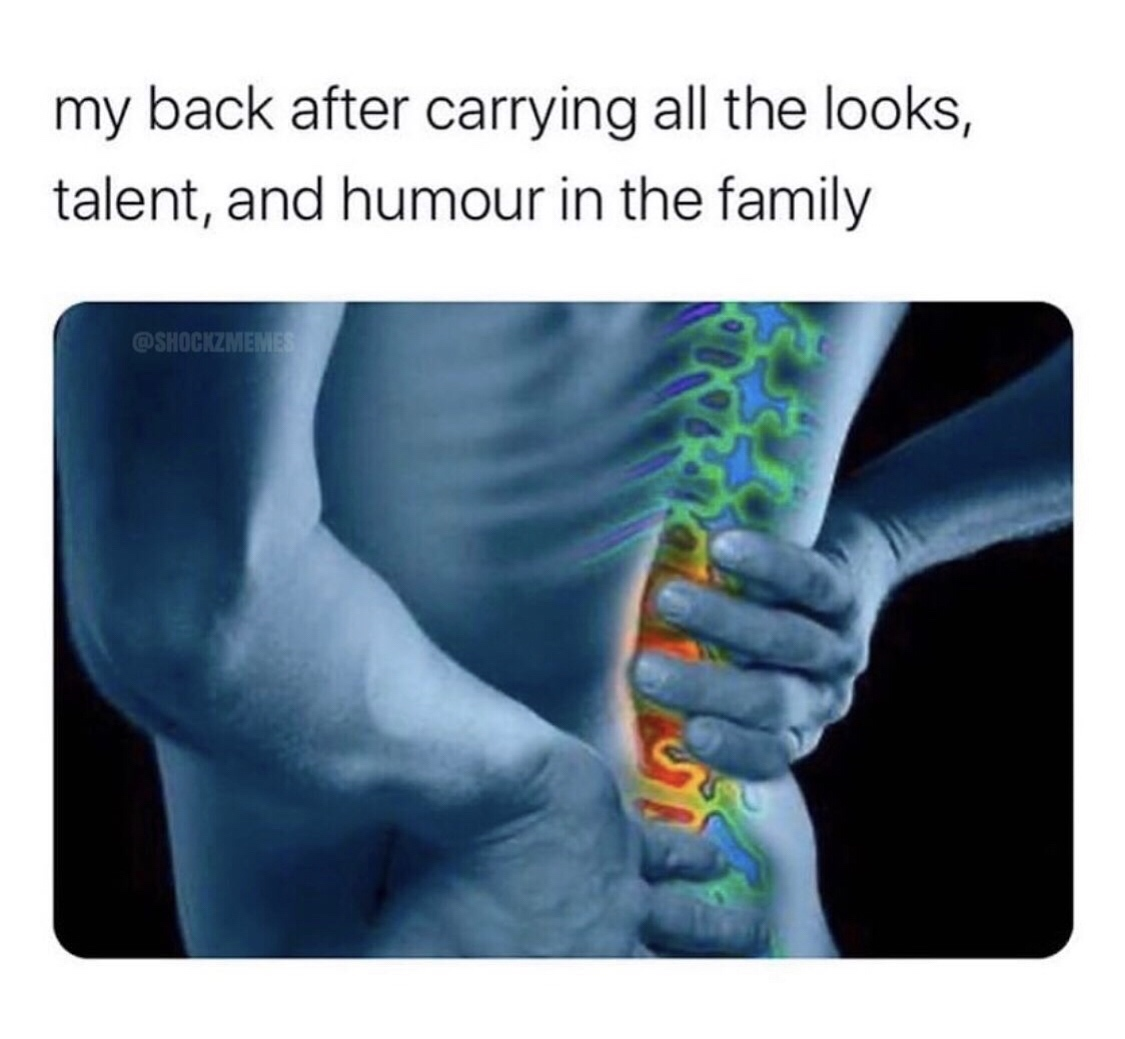 Chaotic Meh meme titled “Carrying The Family.”