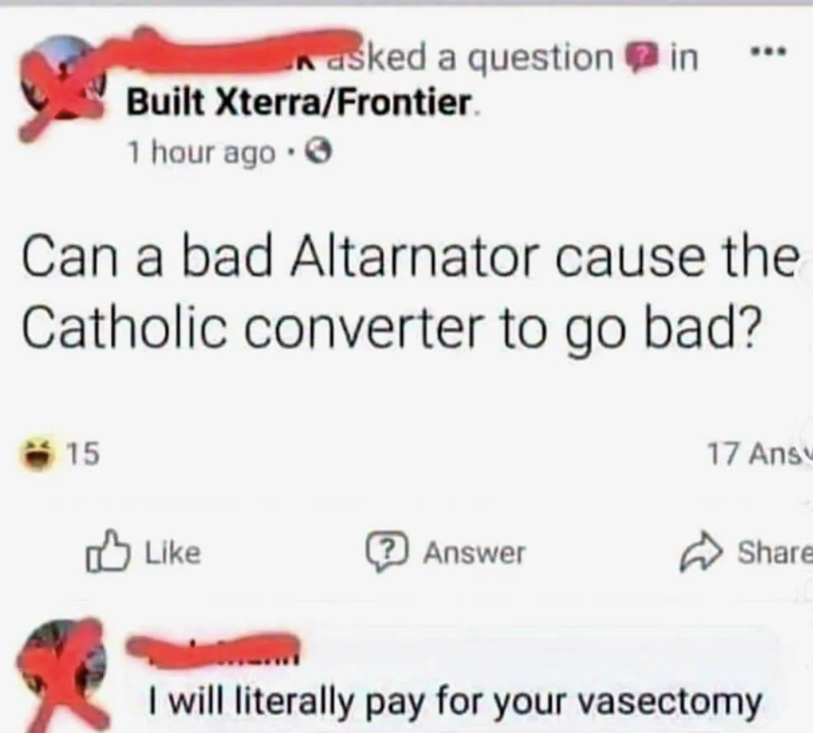 Chaotic Meh meme titled “Catholic Converter.”