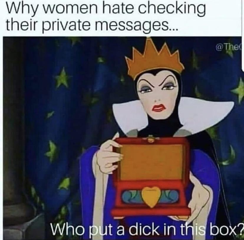 Chaotic Meh meme titled “Dick In Box.”