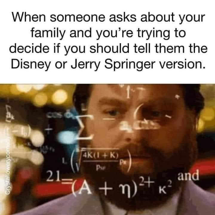 Chaotic Meh meme titled “Disney Or Jerry Springer.”