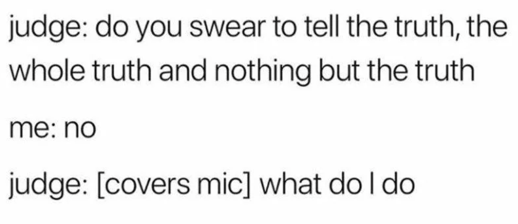 Chaotic Meh meme titled “Do You Swear? No.”