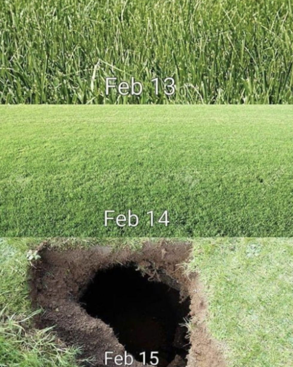 Chaotic Meh meme titled “Feb 13 / Feb 14 / Feb 15.”