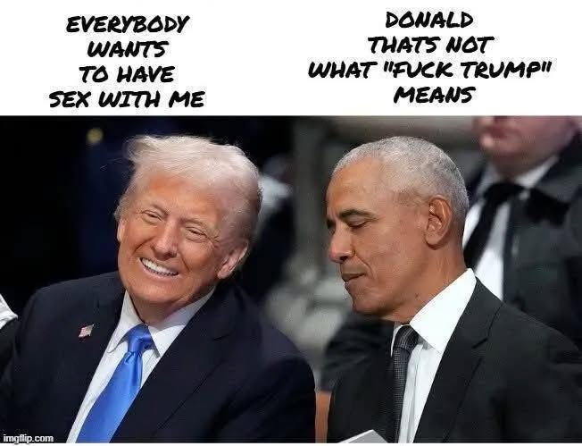 Chaotic Meh meme titled “Fuck Trump Doesn’t Mean That.”