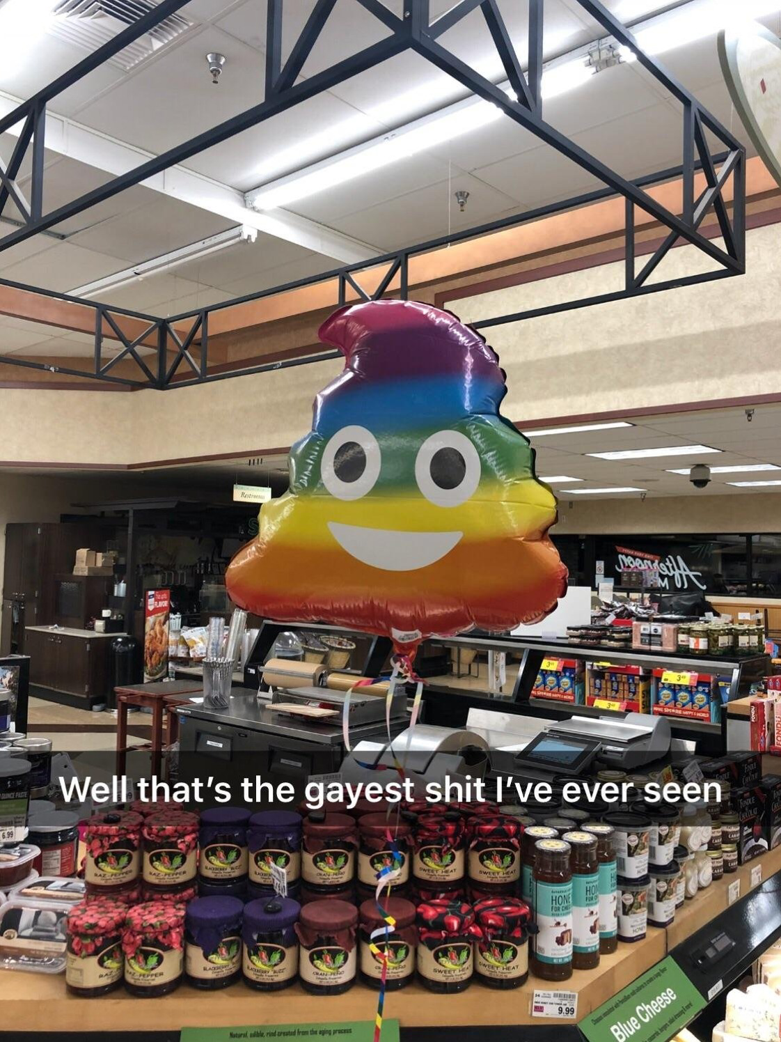 Chaotic Meh meme titled “Well That’s the Gayest Shit I’ve Ever Seen.”