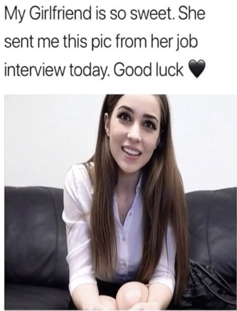 Chaotic Meh meme titled “Job Interview Today.”
