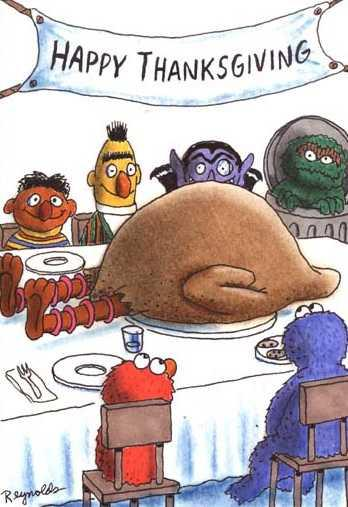 Chaotic Meh meme titled “Happy Thanksgiving.”