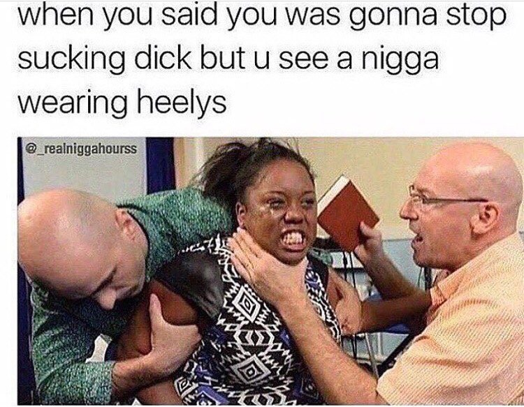 Chaotic Meh meme titled “Heelys Dick.”