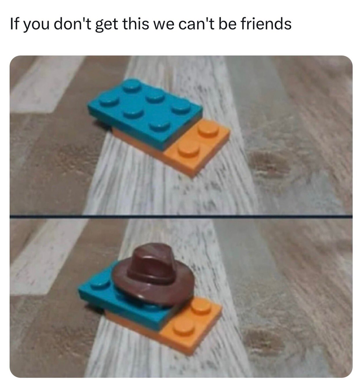 Chaotic Meh meme titled “If You Dont Get This We Cant Be Friends.”