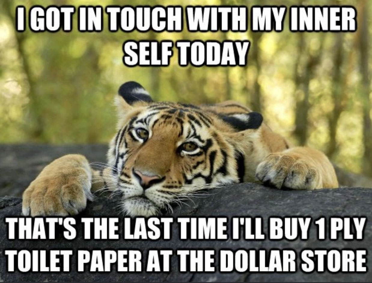 Chaotic Meh meme titled “I Got In Touch With My Inner Self Today.”