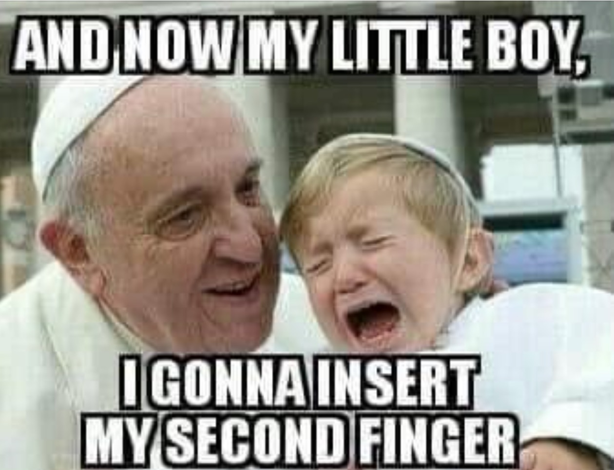 Chaotic Meh meme titled “And Now My Little Boy, I Gonna Insert My Second Finger.”