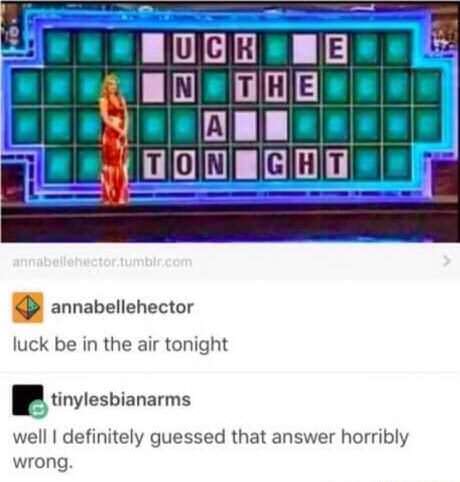 Chaotic Meh meme titled “Luck Be in the Air Tonight – I Definitely Guessed That Answer Horribly Wrong.”