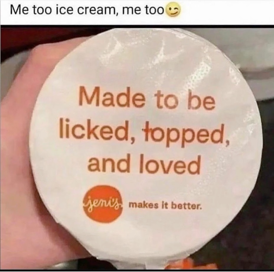 Chaotic Meh meme titled “Me Too Ice Cream.”