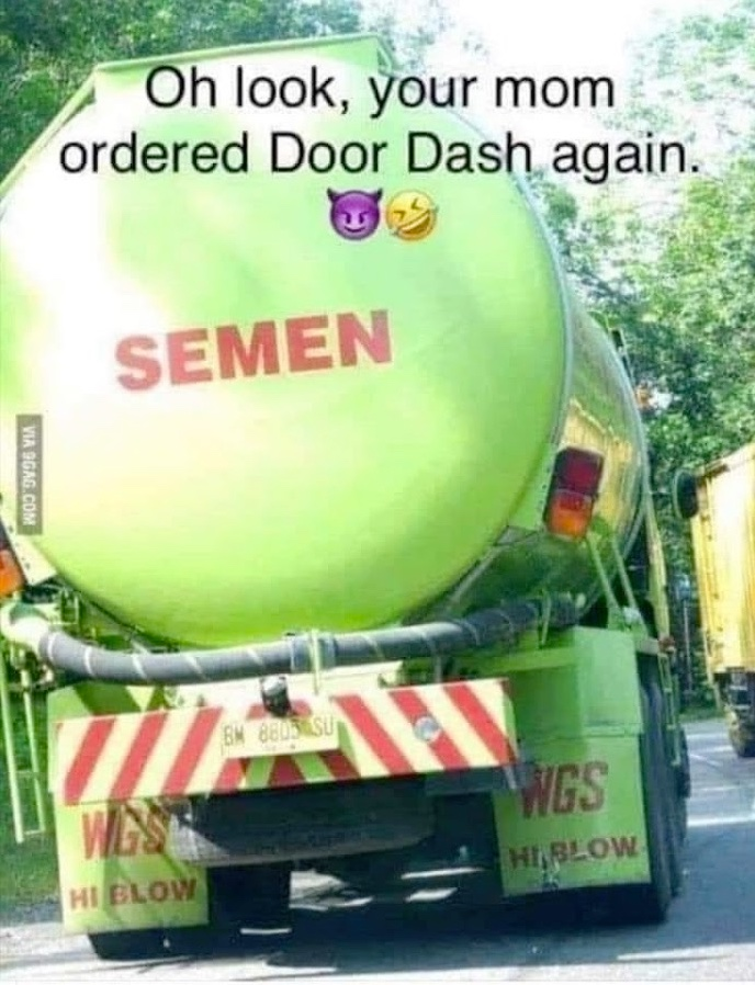 Chaotic Meh meme titled “Mom Ordered Door Dash Again.”