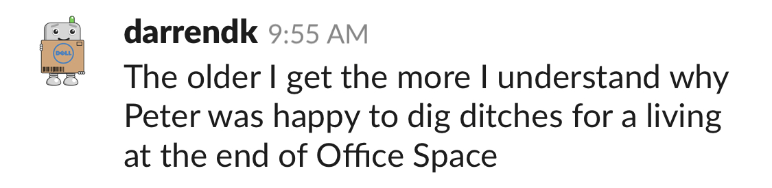 Chaotic Meh meme titled “Office Space Ditches.”