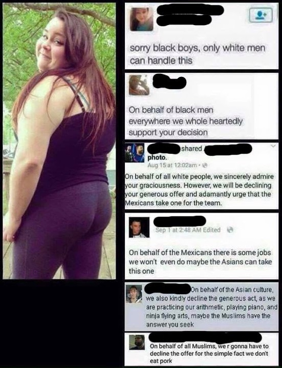 Chaotic Meh meme titled “Only White Men Can Handle This.”