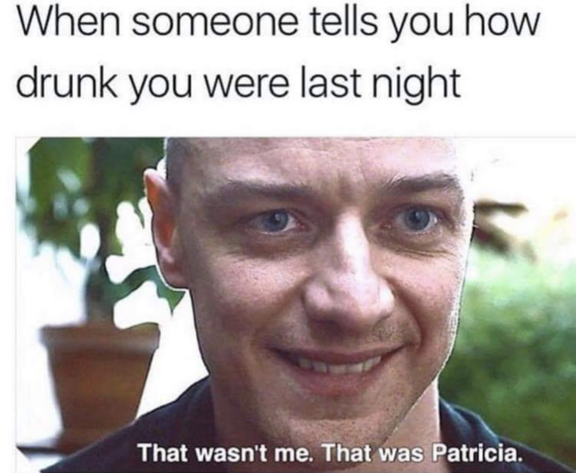 Chaotic Meh meme titled “That Was Patricia.”