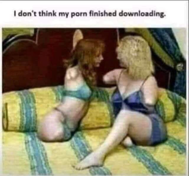 Chaotic Meh meme titled “I Don’t Think My Porn Finished Downloading.”