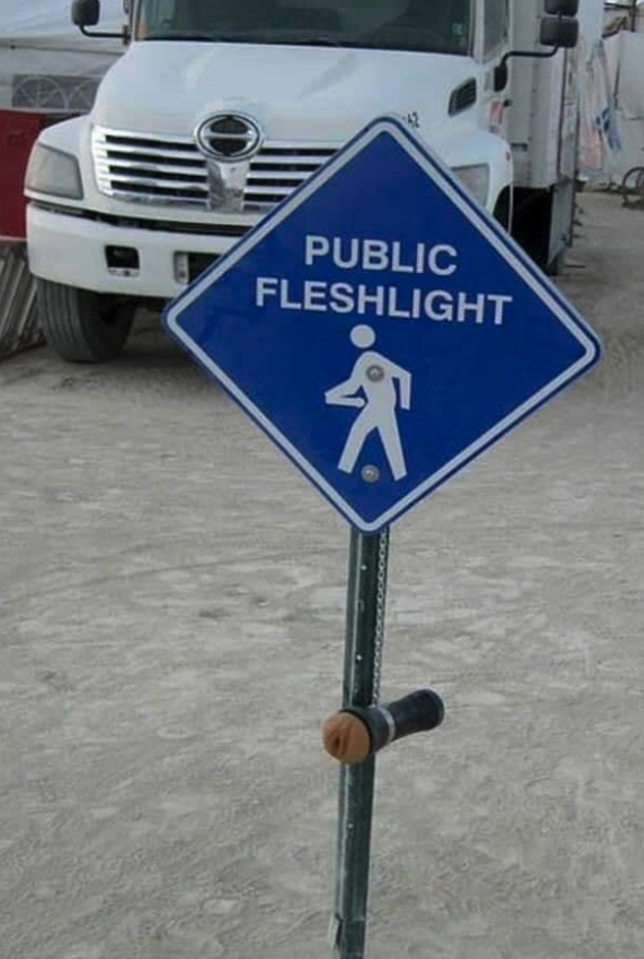 Chaotic Meh meme titled “Public Fleshlight.”