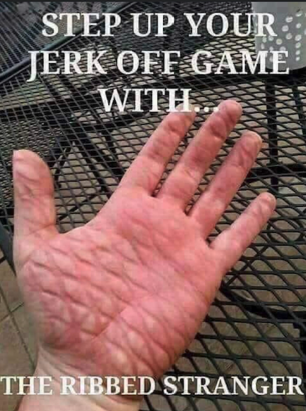 Chaotic Meh meme titled “The Ribbed Stranger.”