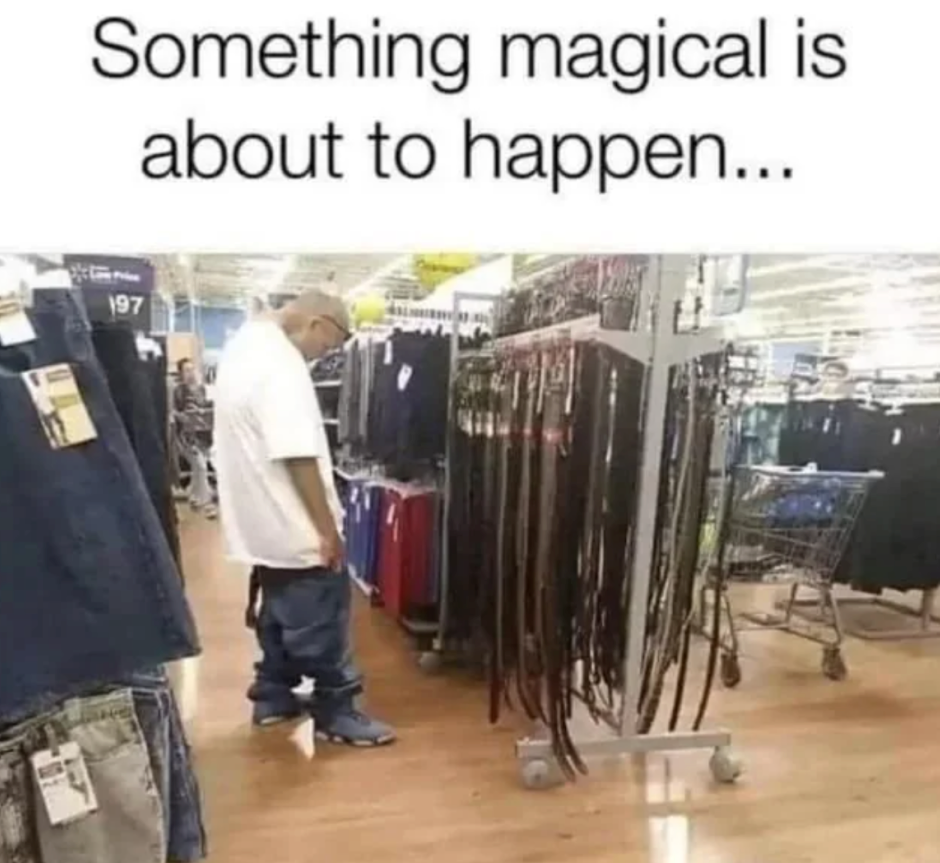 Chaotic Meh meme titled “Something Magical Is About to Happen.”