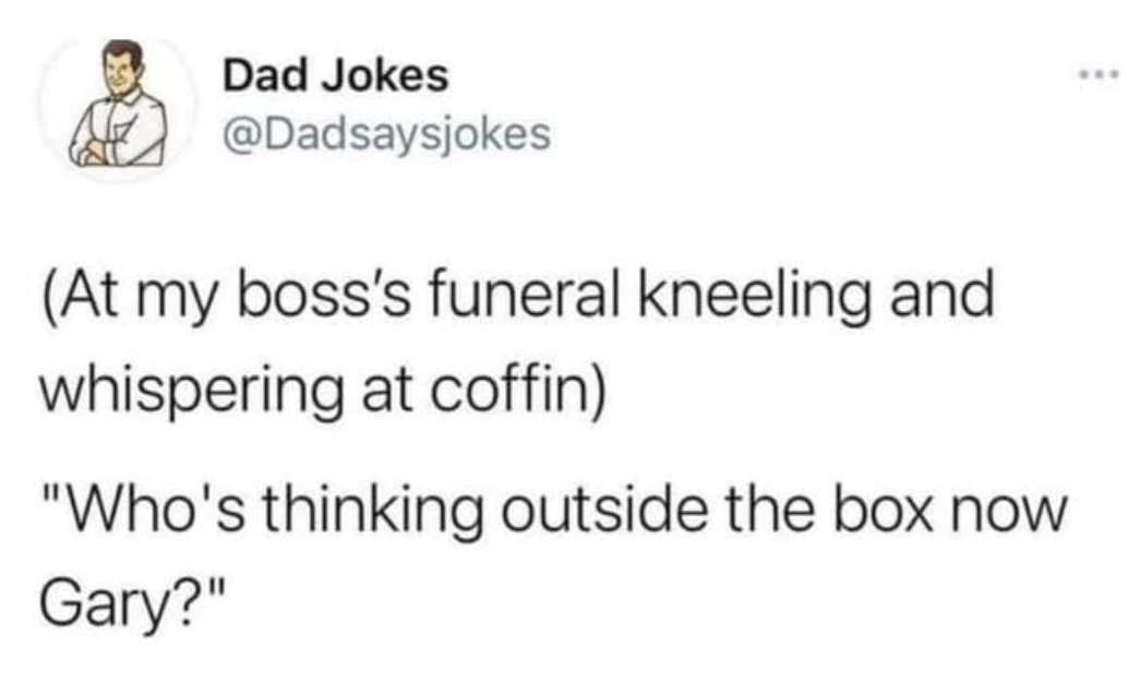 Chaotic Meh meme titled “Thinking Outside The Box Gary.”