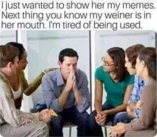 Chaotic Meh meme titled “Tired of Being Used.”