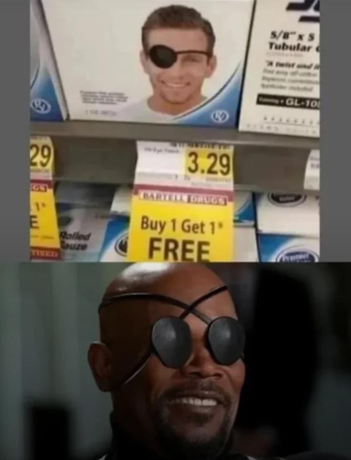 Chaotic Meh meme titled “5/8 Tubular Rolled Gauze.”