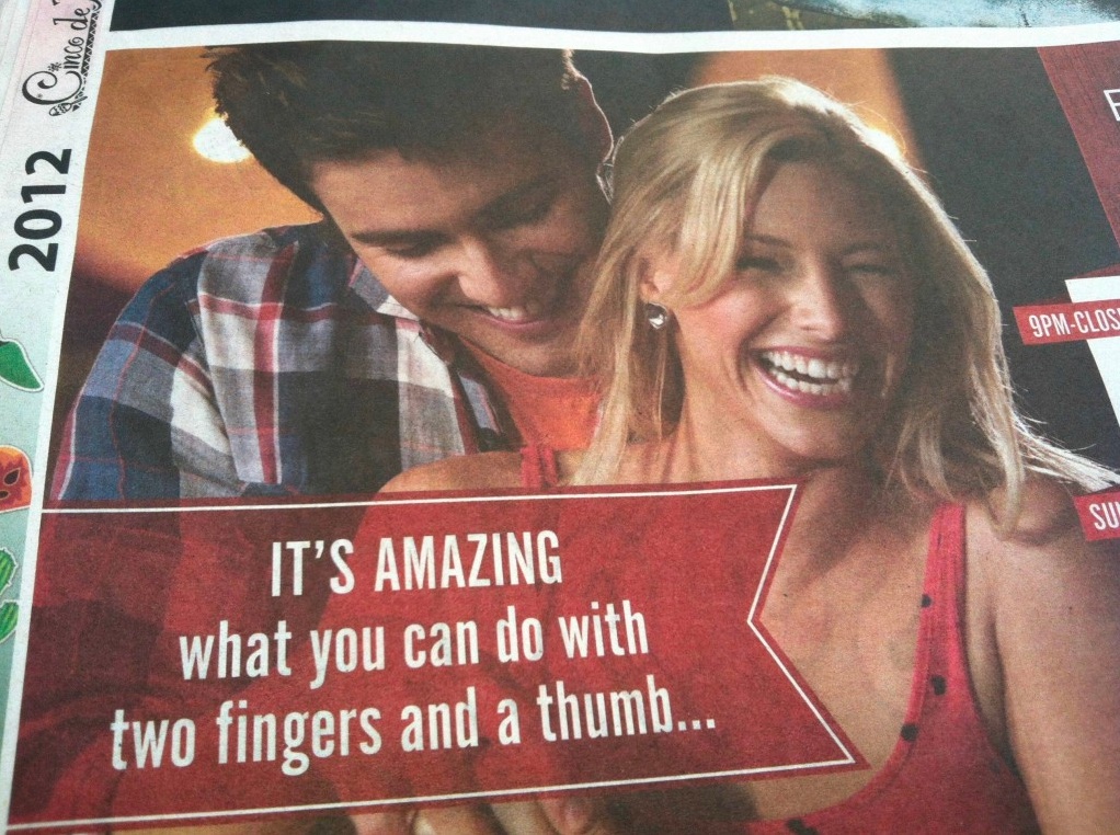 Chaotic Meh meme titled “Two Fingers and a Thumb.”