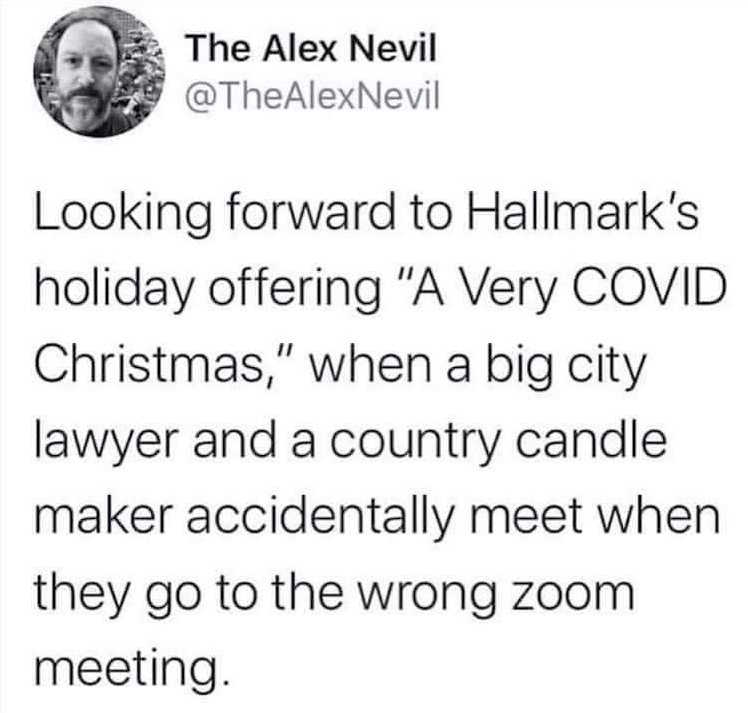 Chaotic Meh meme titled “A Very COVID Christmas.”