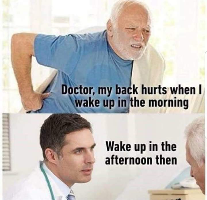 Chaotic Meh meme titled “Wake Up Afternoon.”