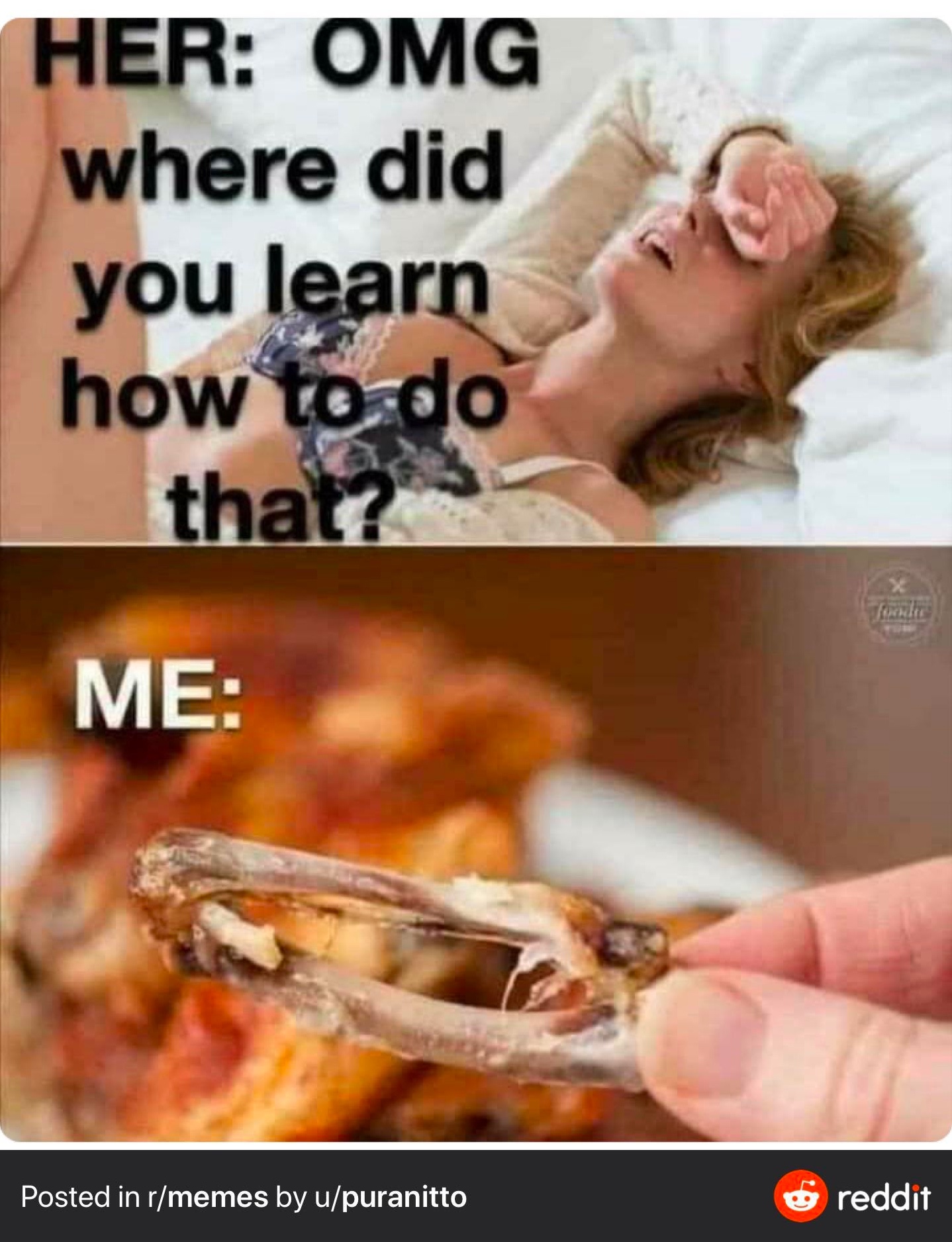Chaotic Meh meme titled “Where Did You Learn That.”