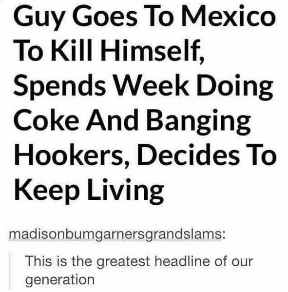 Chaotic Meh meme titled “The Greatest Headline of Our Generation.”