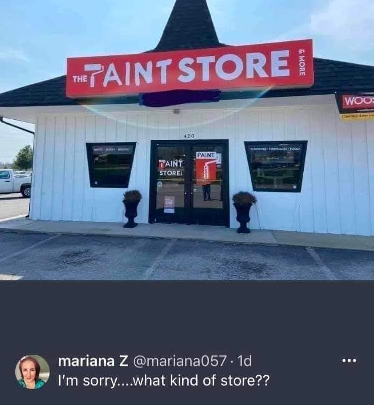 Chaotic Meh meme titled “The Taint Store.”