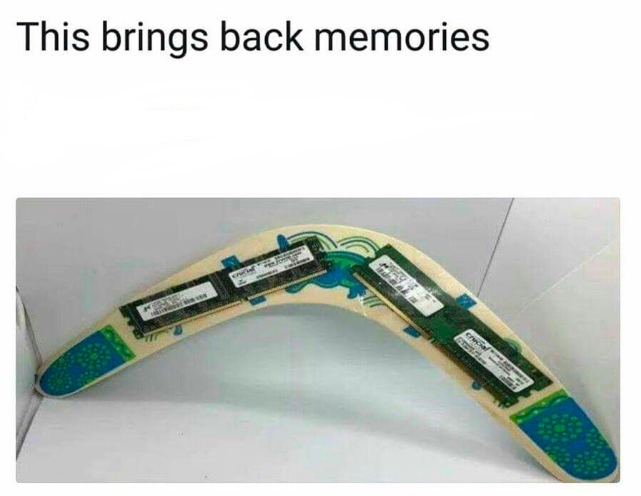 Chaotic Meh meme titled “This Brings Back Memories.”