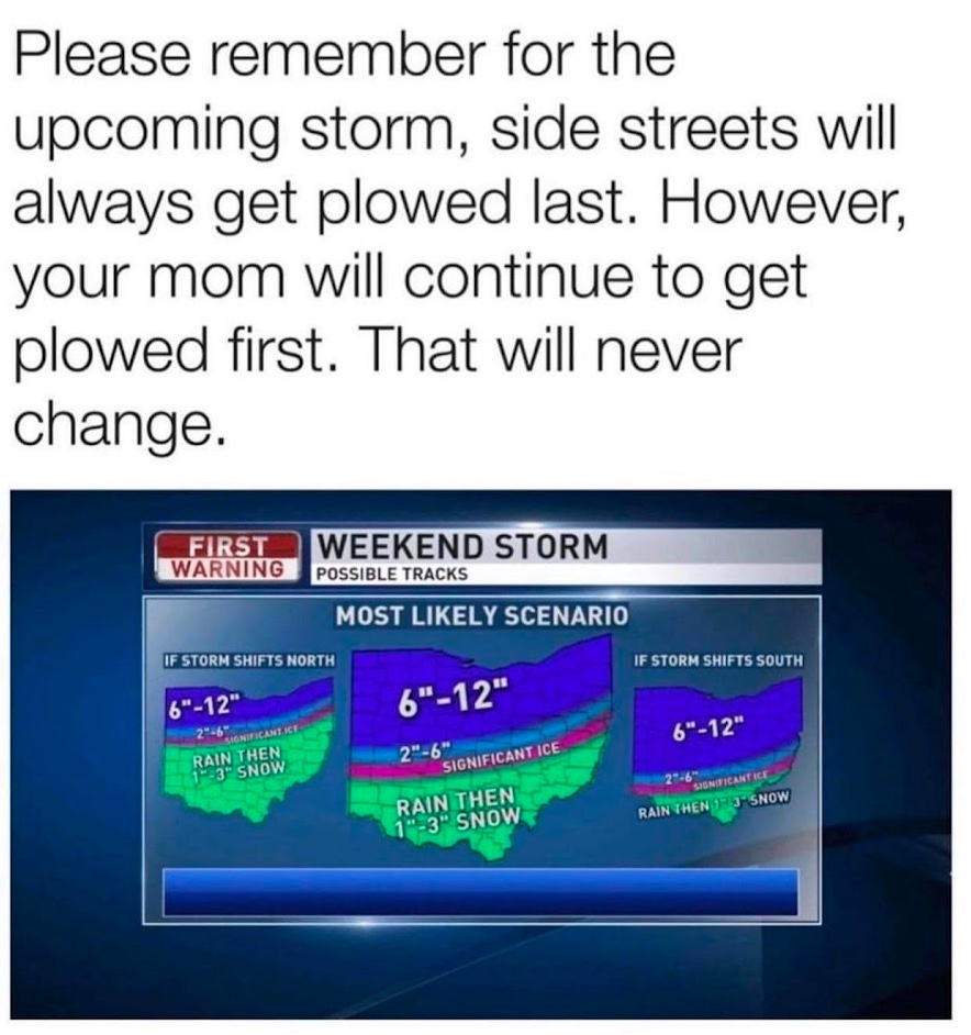 Chaotic Meh meme titled “Your Mom Gets Plowed First.”