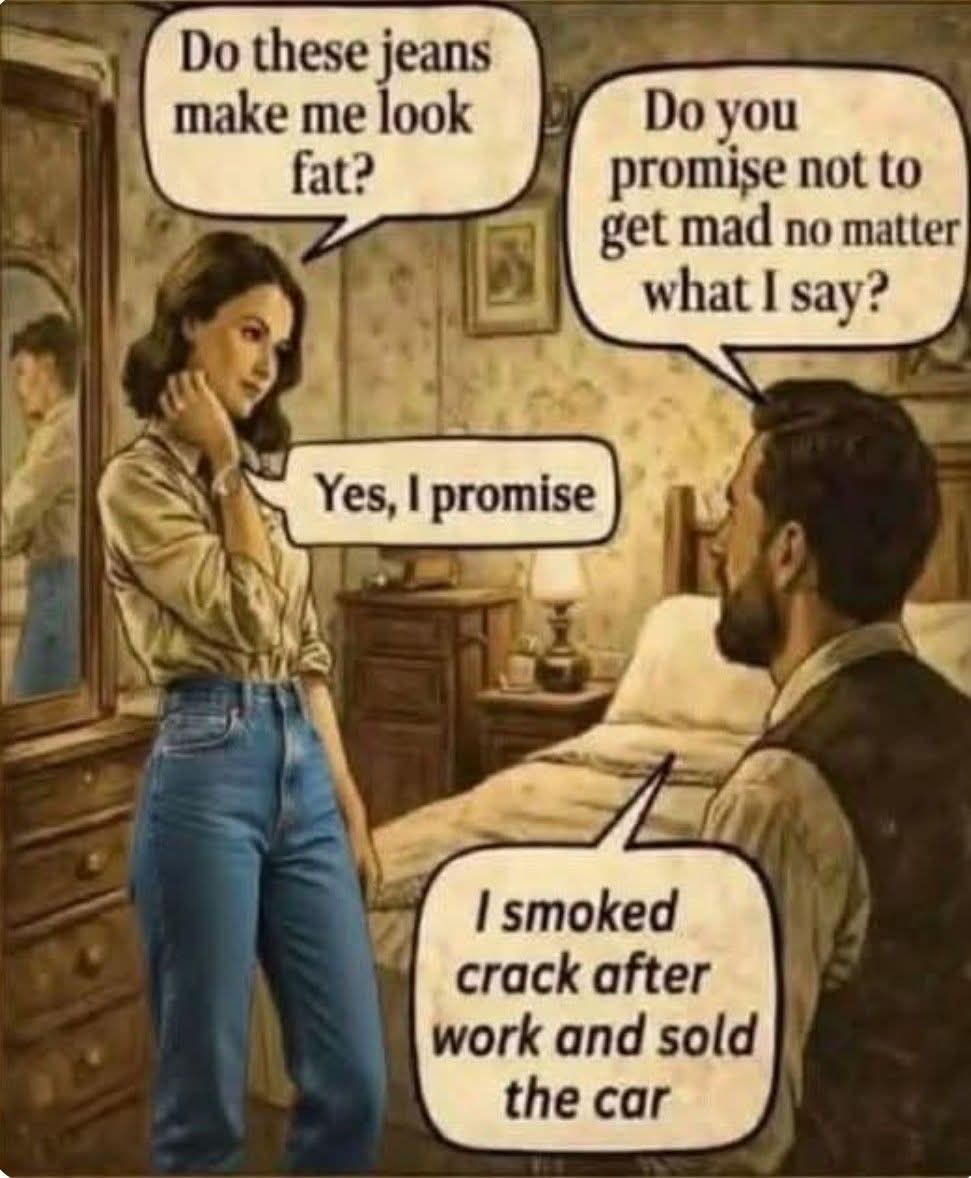 Chaotic Meh meme titled “Smoked Crack After Work And Sold The Car.”