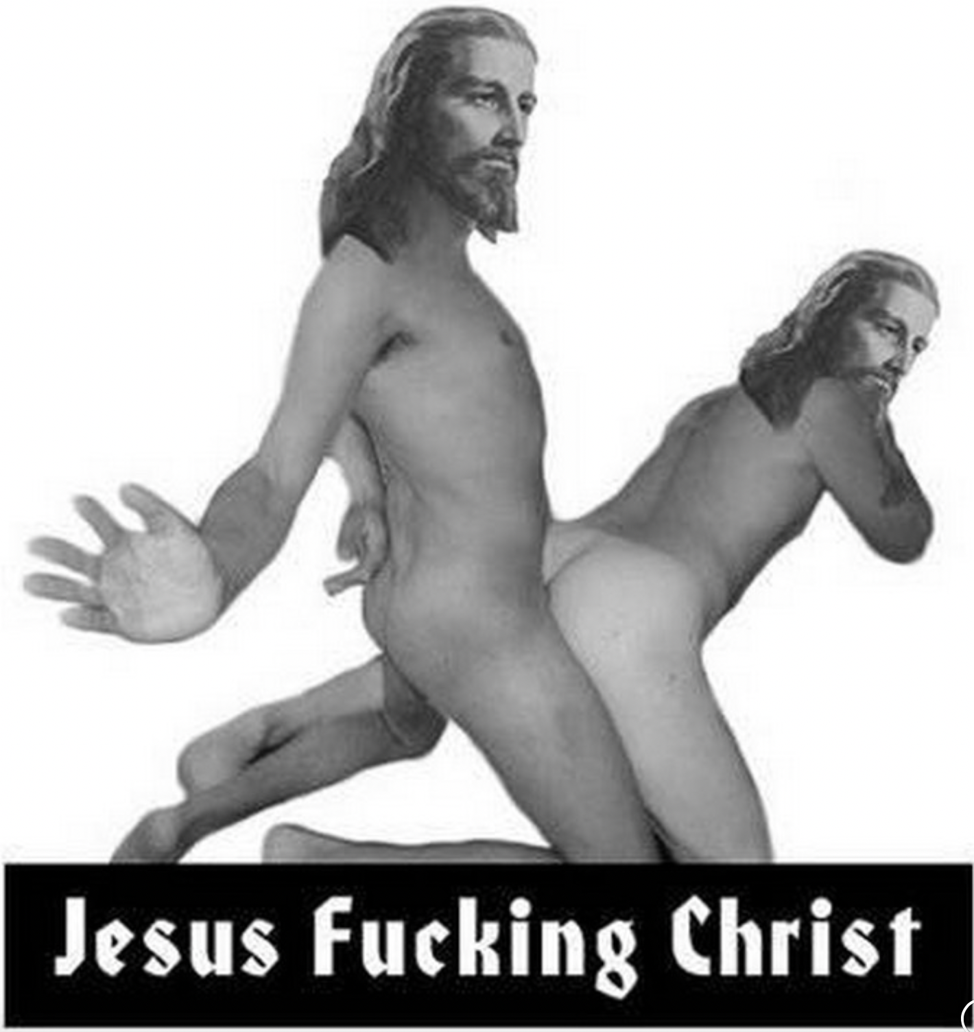 Chaotic Meh meme titled “Jesus Fucking Christ.”