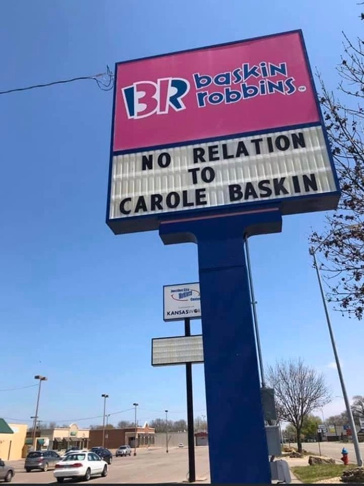 Chaotic Meh meme titled “No Relation To Carole Baskin.”