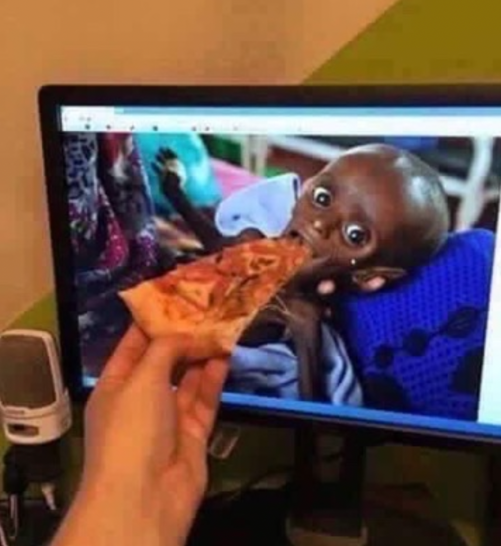 Chaotic Meh meme titled “Feeding The Screen.”