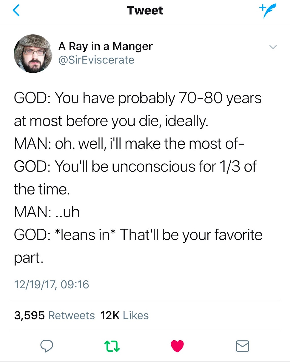 Unconscious For A Third Favorite Part